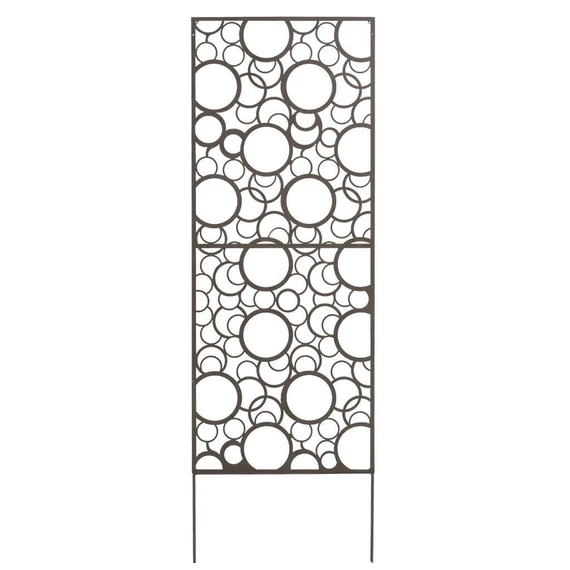 Nortene DECORATION PANEL fém elválasztó panel, barna, 0,6x1,5m