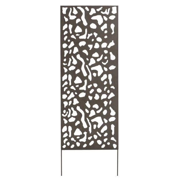 Nortene DECORATION PANEL fém elválasztó panel, barna, 0,6x1,5m