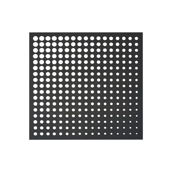 Nortene Moon Panel dekoratív panel, kör mintázattal, antracit, 1x1m