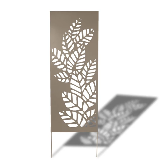 Nortene Panel Deco Athea fém panel, dekoratív motívumokkal, barna, 600x10x1500mm