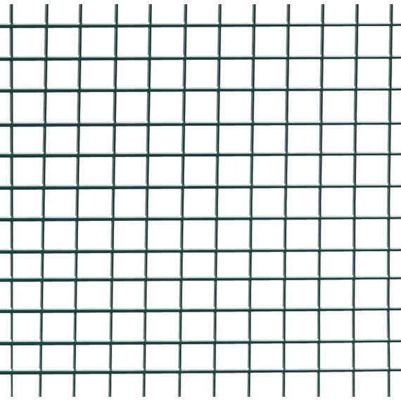 Nortene Fensanet Plast 19 ponthegesztett drótháló, műanyag bevonattal, zöld, 19x19mm, 0.5x25m