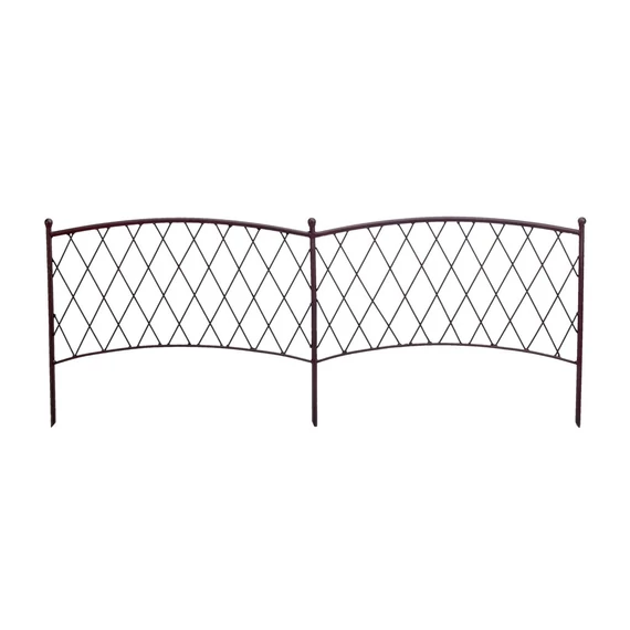 Nortene Classic Metal Border ágyásszegély, fém, barna, 0.4x1m