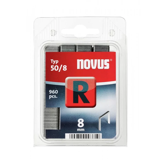 Novus lapos tűzőkapcsok, R 50, 960db, 8mm