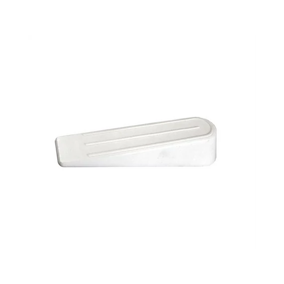 Ajtókitámasztó ék, műanyag, fehér, 10cm