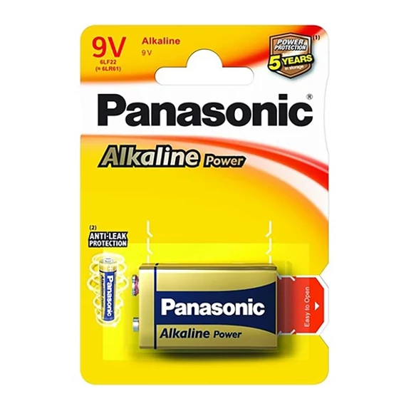 Panasonic Alkaline Power alkáli elem 9V