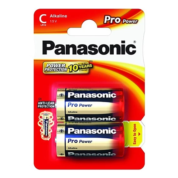 Panasonic Pro Power szupertartós alkáli baby elem, 1.5V, 2db