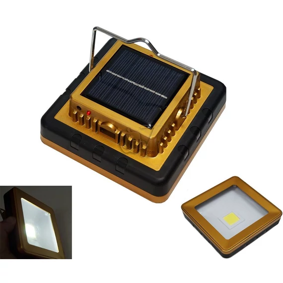 Napelemes kemping lámpa, 10W, 400lm, 1800mAh