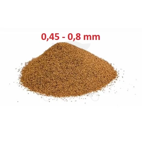 Szóróanyag, dióhéj granulátum, 0.45-0.8mm, 25kg