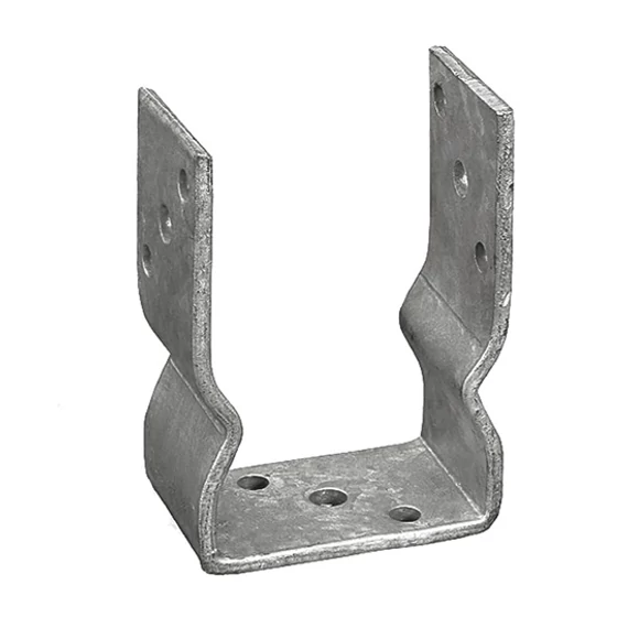 Lecsavarozható oszloptalp &quot;U&quot;, horganyzott, 71x60x120/5mm (ET)