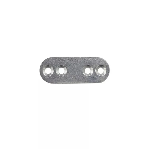 Összekötő lemez, horganyzott, lekerekített, 40x15x2mm 
