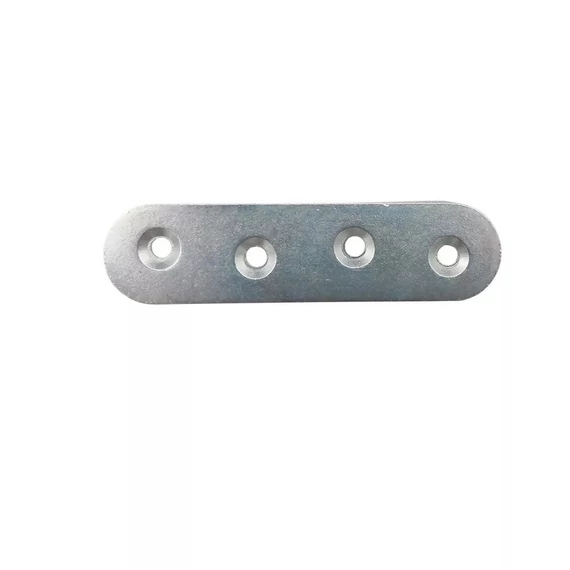 Összekötő lemez, horganyzott, lekerekített, 60x15x2mm 