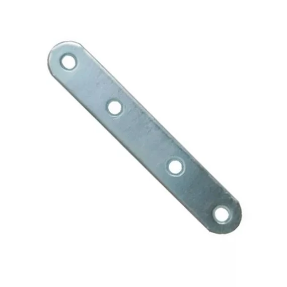 Összekötő lemez, horganyzott, lekerekített, 80x15x2mm 