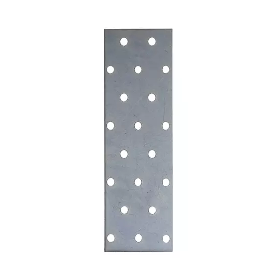 Perforált összekötő lemez, inox, 50x80x2.5mm