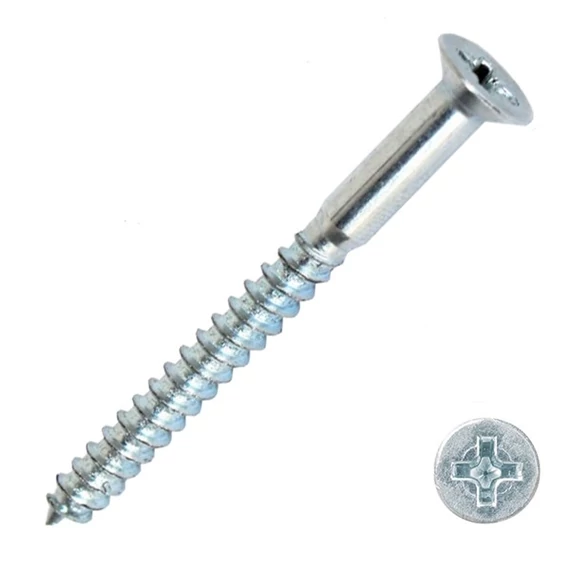  Facsavar süllyesztett fejű, horganyzott PZ 4.0x60mm