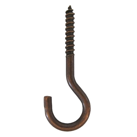 Csillárkampó, antikolt 4.0x60mm