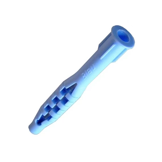 SB műanyag tipli, univerzális, peremes, kék 6x45mm, 8db