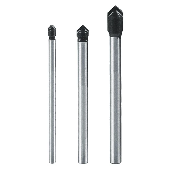 Üveg- és csempefúró készlet, 3-5-6mm