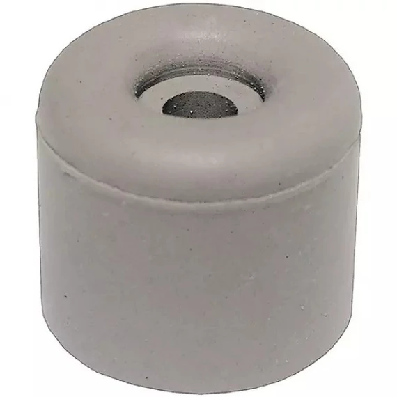 Gumis ajtóütköző, szürke, 30x20mm