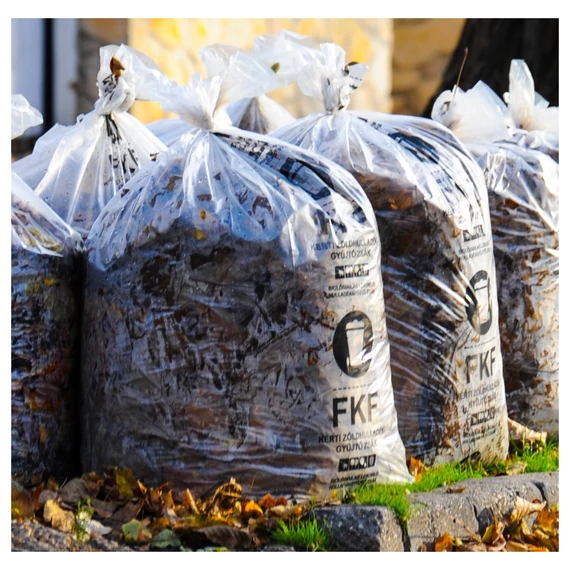 Kerti zöldhulladék zsák, lebomló, 100L, 10db