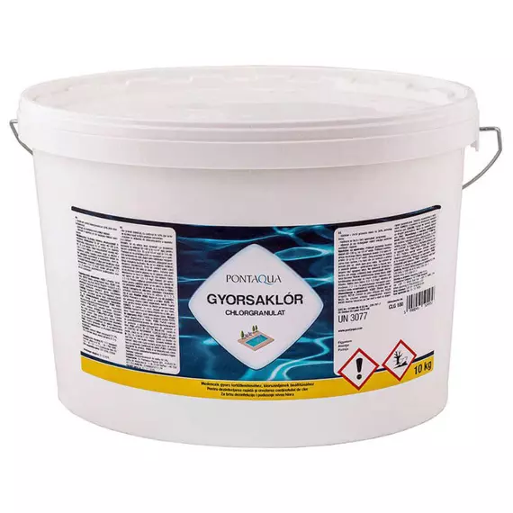 Pontaqua Gyorsaklór klóros vízfertőtlenítő, 10kg
