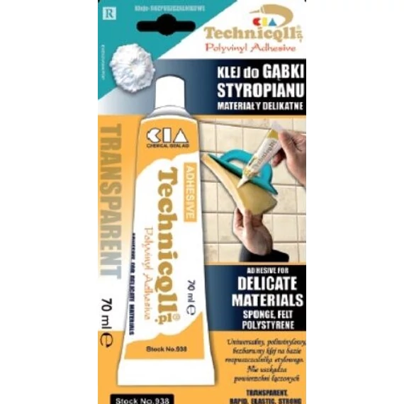 Technicoll TC-R-938 szivacs és hungarocell ragasztó, 70ml