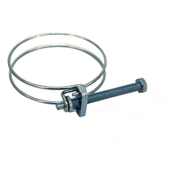 Dupla drótbilincs, állítható DWC, 84-90mm, 3"-os csőhöz