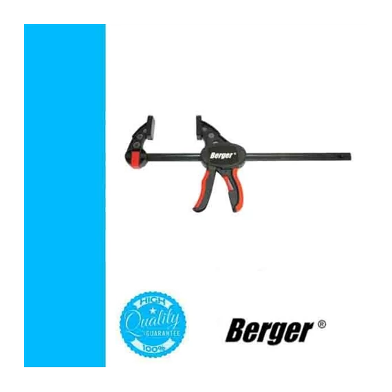 Berger egykezes párhuzamszorító, üvegszálas, 600mm