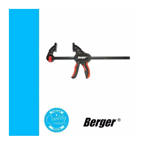 Berger egykezes párhuzamszorító, üvegszálas, 450mm