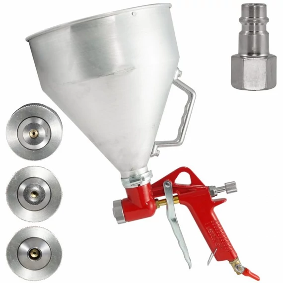 Verke festékszóró pisztoly, alumínium, 5L, 4/6/8mm, 1/4&quot;