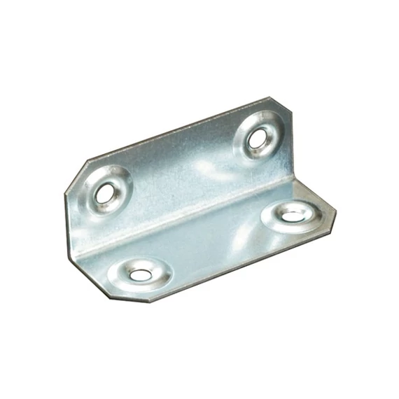 Sarokösszekötő lemez, horganyzott, 20x20x50x1mm