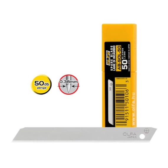 Olfa AB-SOL-50 penge, 9mm, 50db