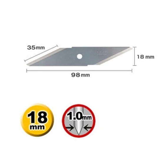 Olfa CKB-1 penge, 98x35x18mm, 2db