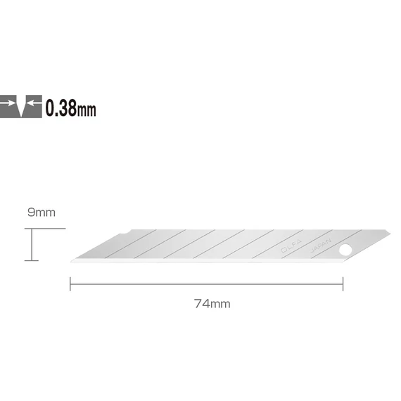 Olfa DKB-5 törhető penge, 9mm, 5db