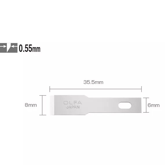 Olfa KB4-F/5 penge professzionális művészkéshez, 35.5x8mm, 5db