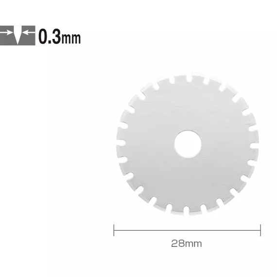 Olfa PRB-28-2 perforáló körpenge, 28mm, 2db