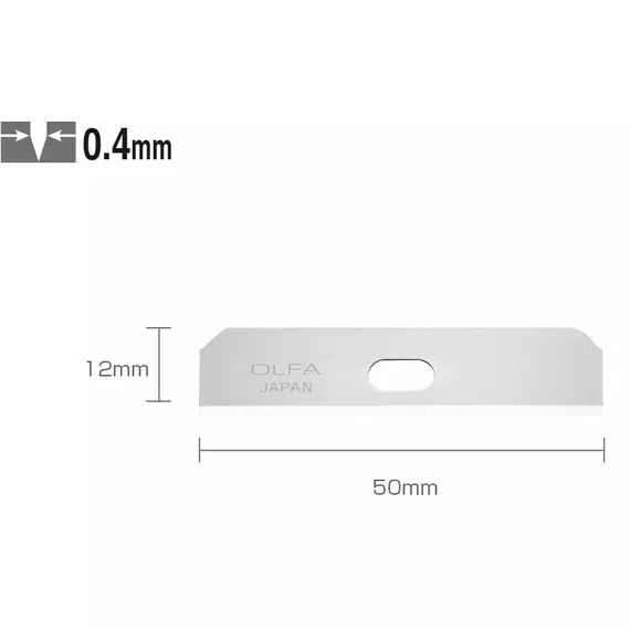 Olfa SKB-7/10B biztonsági penge, 50x12x0.4mm, 10db