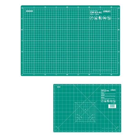 Olfa CM-A3-RC vágóalátét, 43x30cm