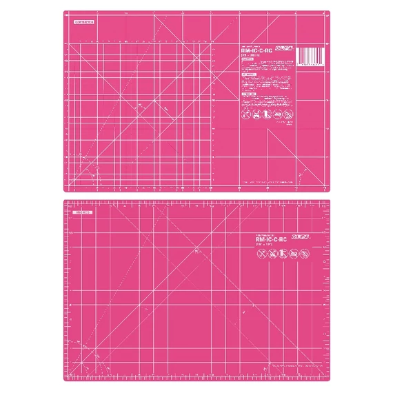 Olfa RM-IC-C-RC/Pink vágóalátét, kétoldalas, rózsaszín, 45x30cm