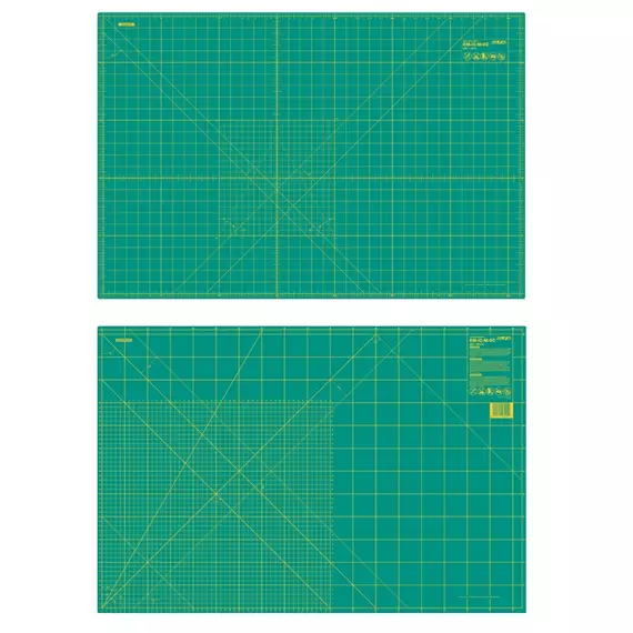 Olfa RM-IC-M-RC vágóalátét, kétoldalas, zöld, 92x61cm