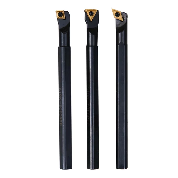 Optimum Belső esztergakés készlet, 12mm, 3részes