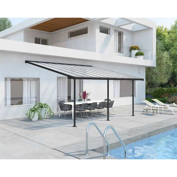 Palram Sierra 5400 alumínium pergola szürke, 3x5.46m