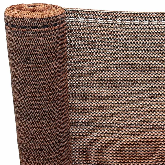Sahara árnyékoló háló,180gr/m2, 1x10m, barna-fekete