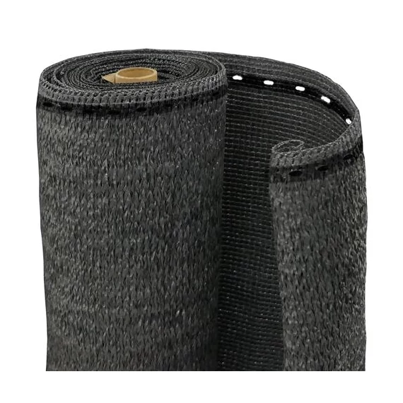 Duplán szövött árnyékoló háló, 260 gr/m2, antracit, 1x10m