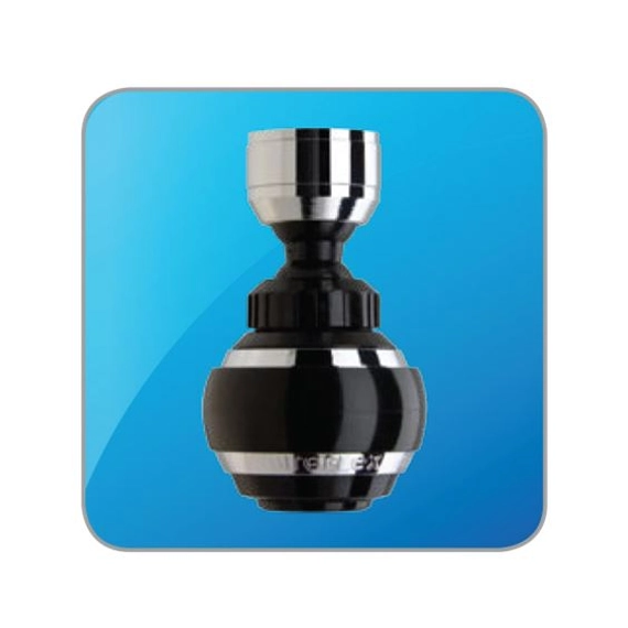 Siroflex Gömbcsuklós csapszűrő víztakarékos fekete
