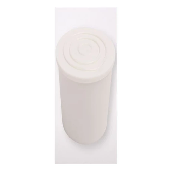 Hengeres dugó borosüveghez, 38 mm, fehér