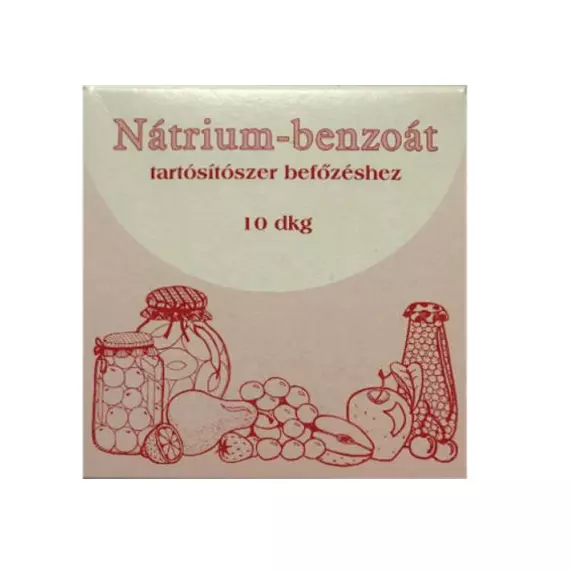 Nátrium-benzonát, tartósítószer befőzéshez. 10 dkg