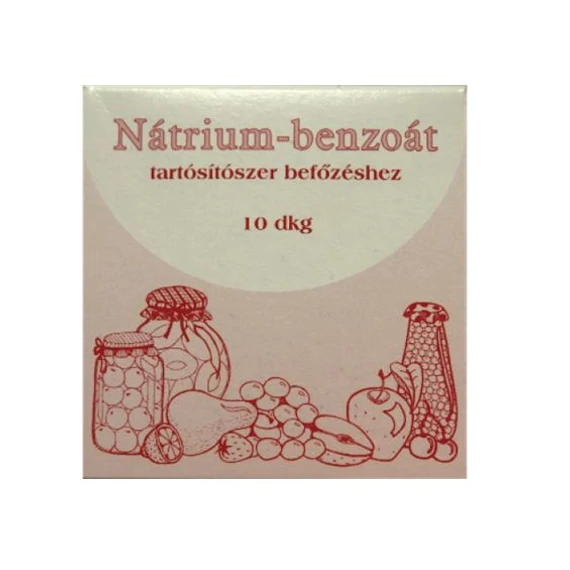 Nátrium-benzonát, tartósítószer befőzéshez. 10 dkg