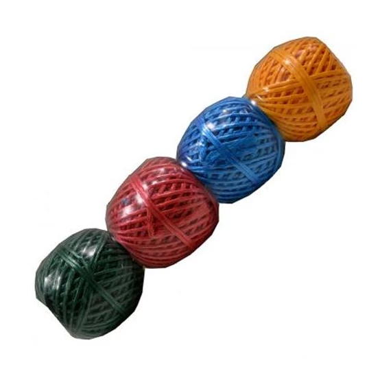 PP kötözőzsineg 4 színű piros, kék, sárga, zöld, 4x0.66mm40m