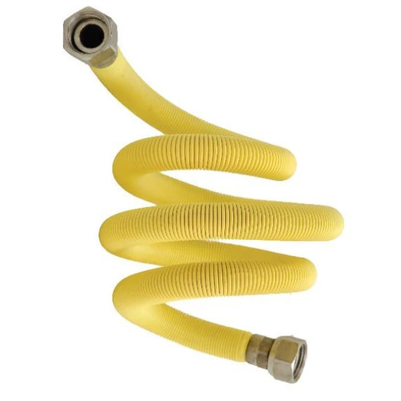 3Pepe KB nyújtható flexibilis acélbordás gázbekötőcső 750-1500mm, 3/4&quot;-3/4&quot;