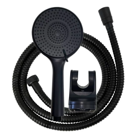 DO-10 Black zuhanyszett, fekete, M22, 1.5m